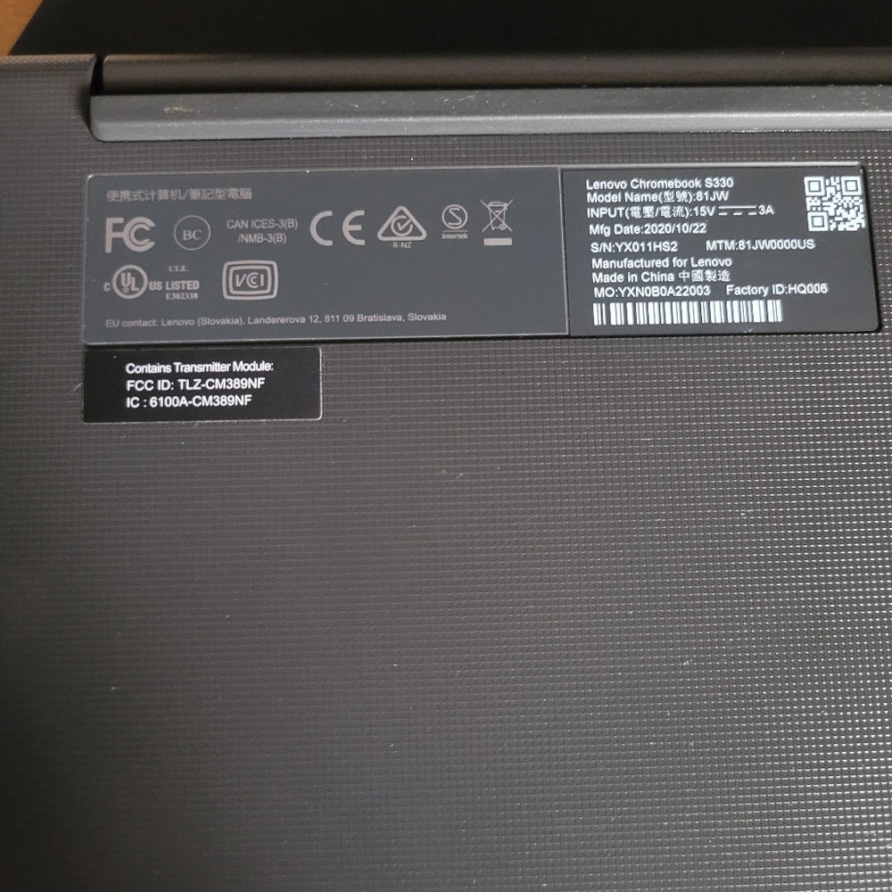 Lenovo Chromebook